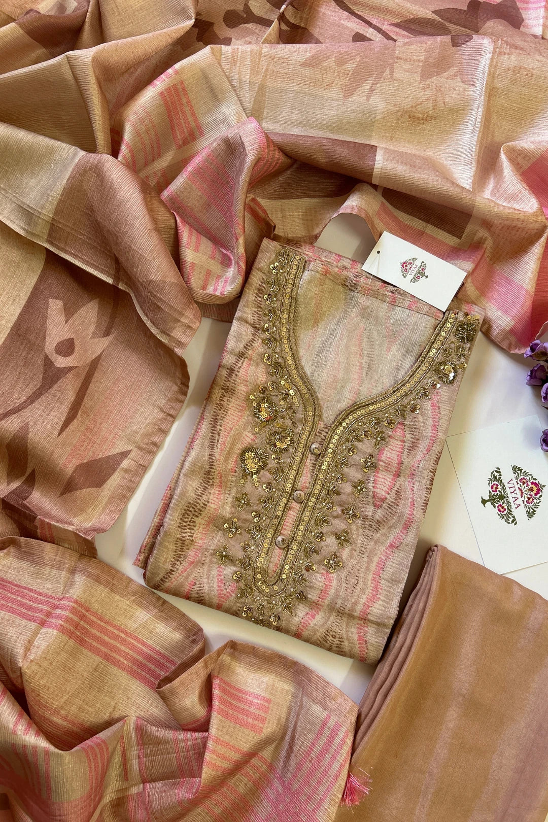 Crushed Tissue Salwar Suit-CT103