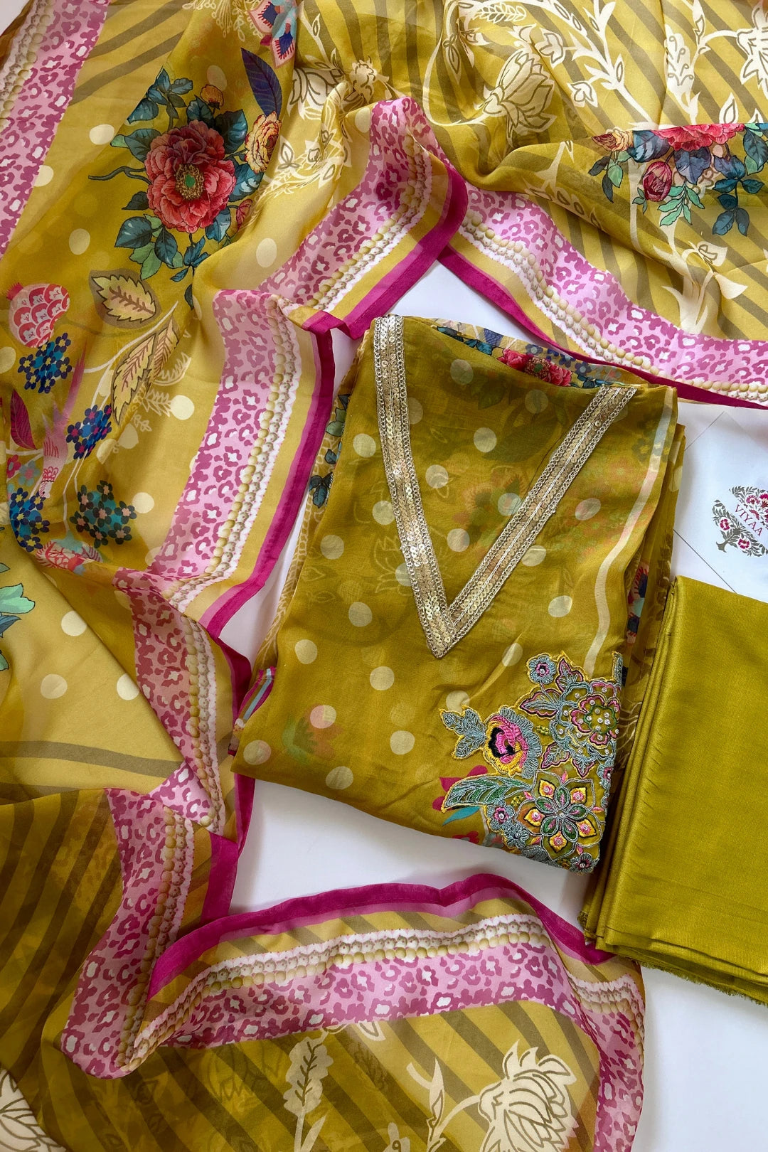 Organza Salwar Suit-O102
