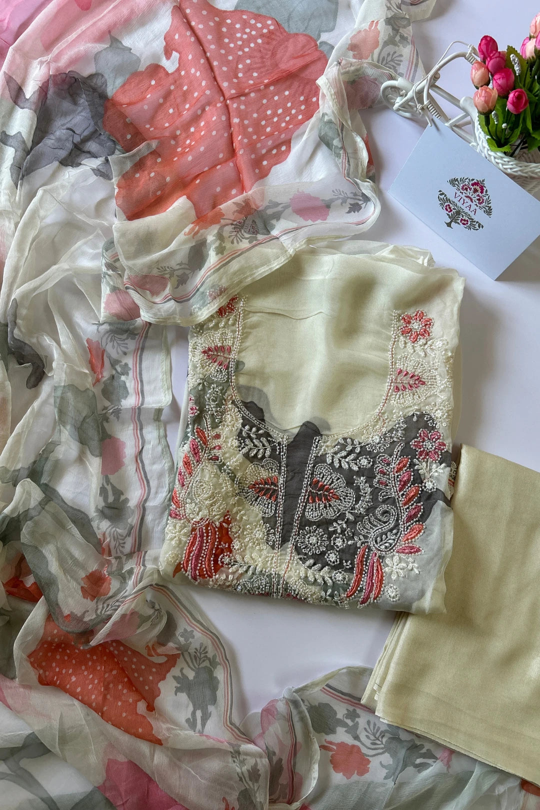 Organza Salwar Suit-O105