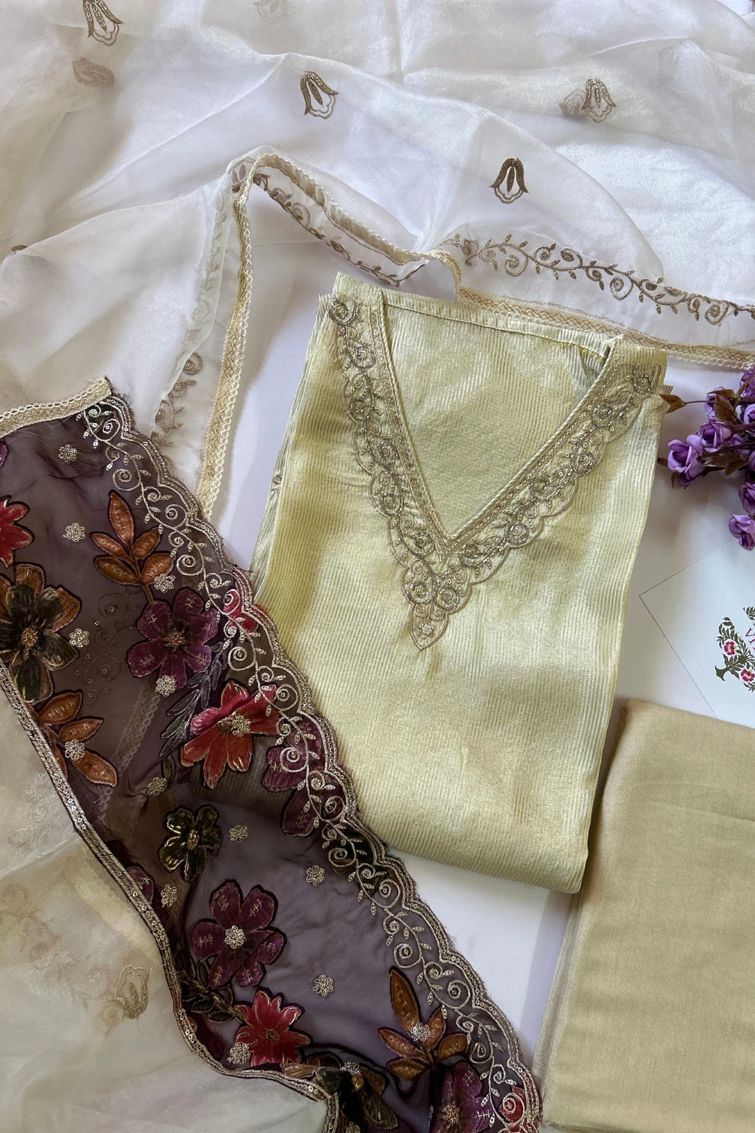 Tissue Salwar Suit-T109
