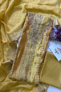 Tissue silk suit