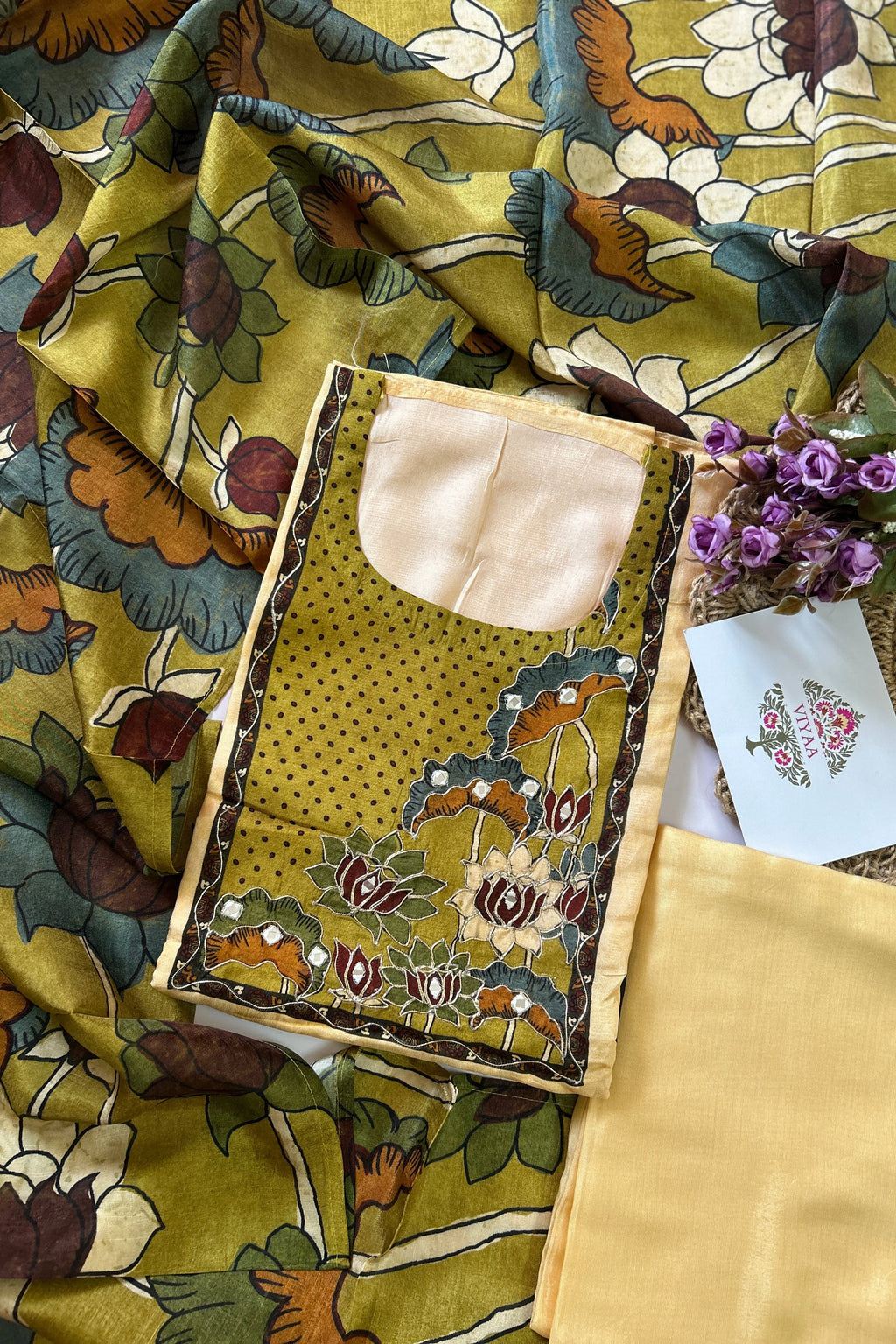 Semi Tussar Salwar Suit