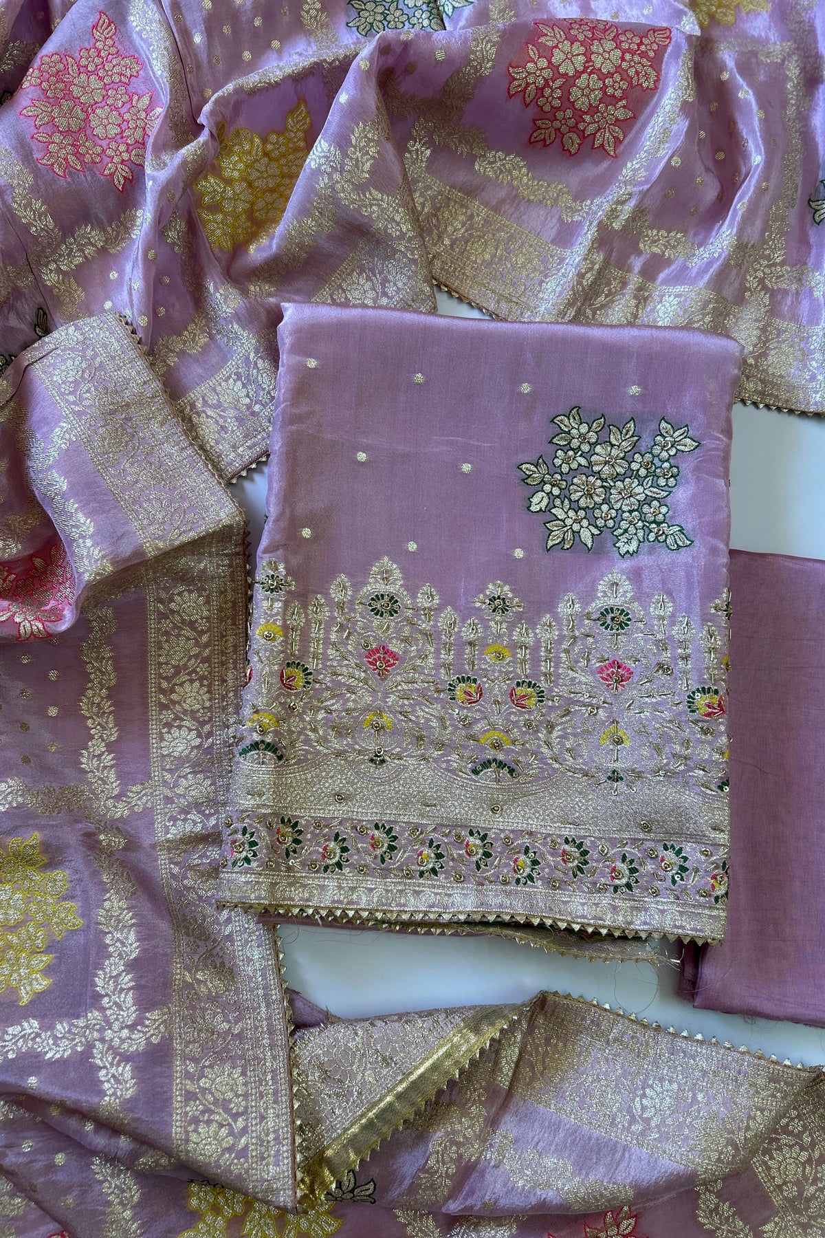 Tissue Silk Salwar Suit