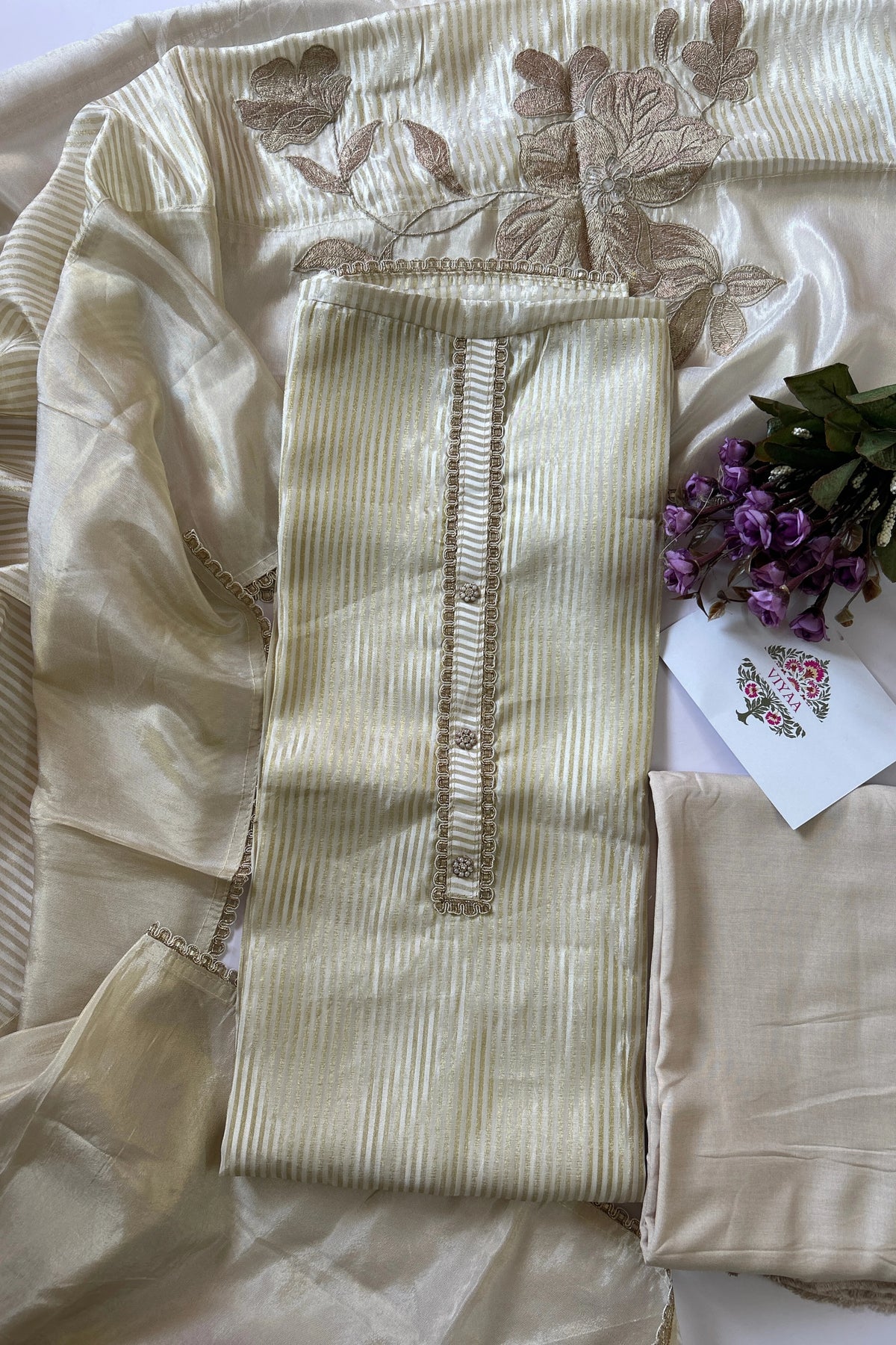 Tissue Silk Salwar Suit