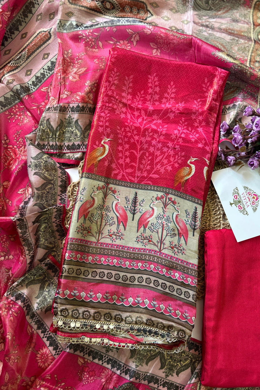 Glass Tissue Silk Suit