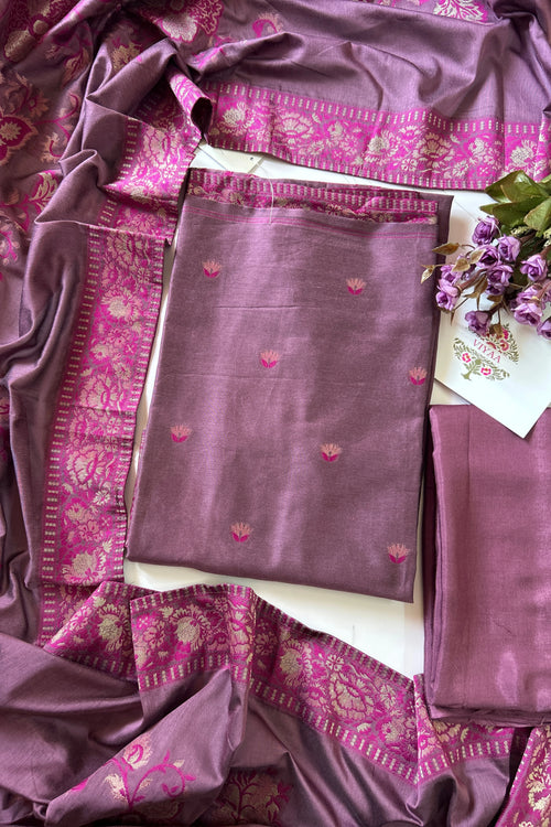 Banarasi silk suit