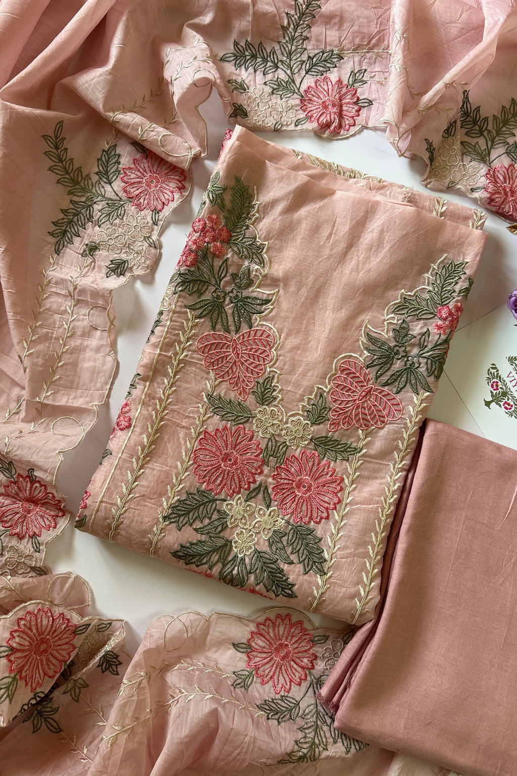 Mul Chanderi Salwar Suit