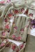 Crushed Tissue Silk Suit