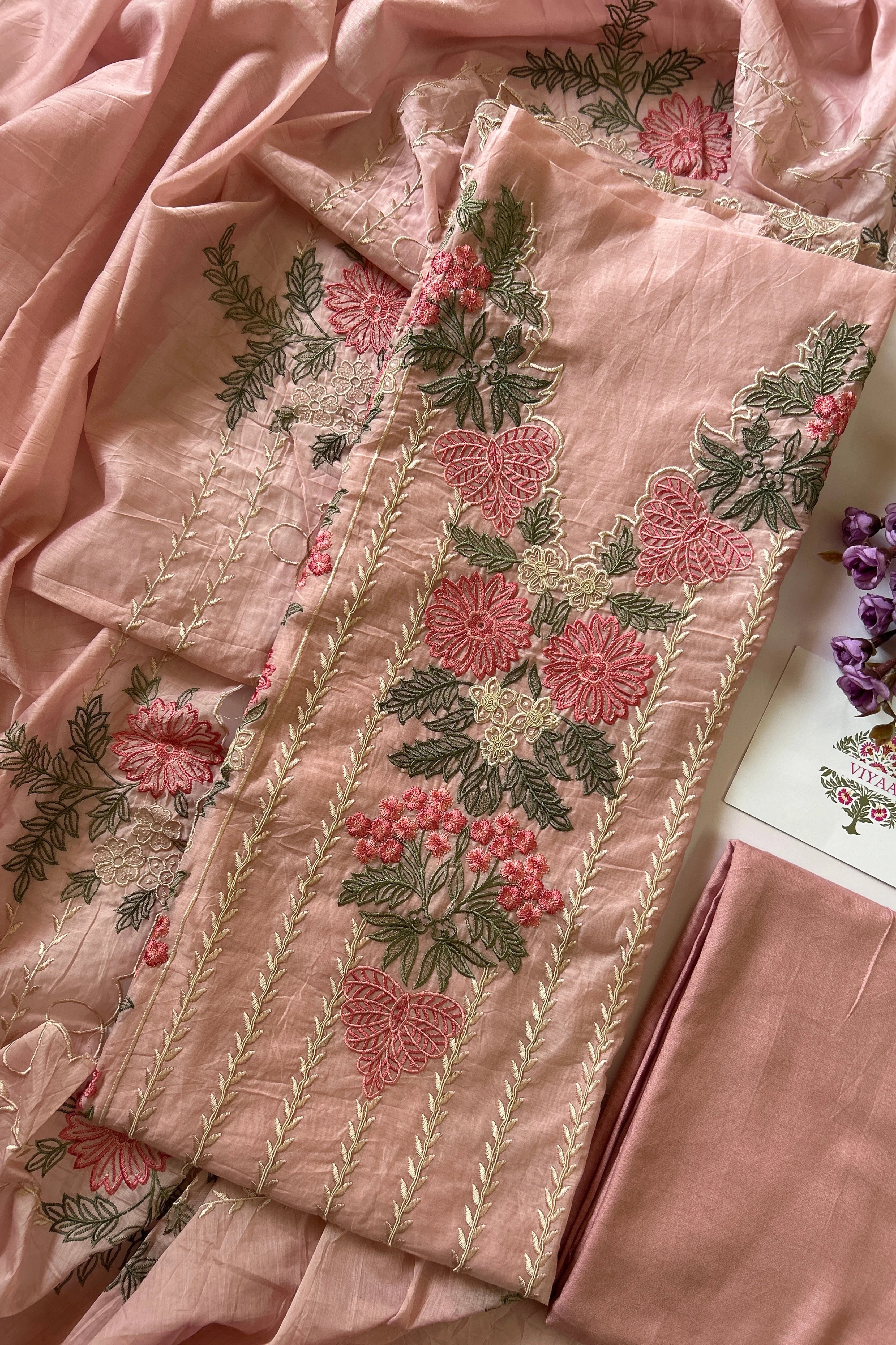 Mul Chanderi Salwar Suit