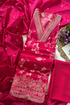 Modal silk salwar suit