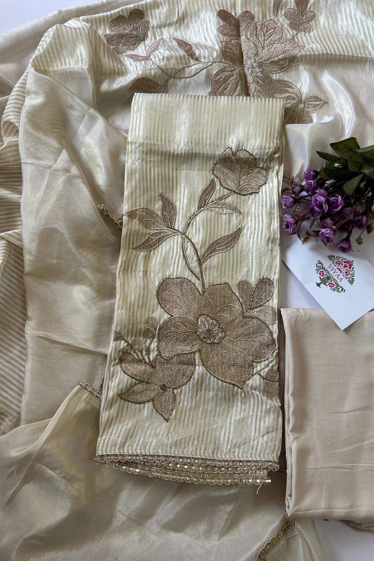 Tissue Silk Salwar Suit