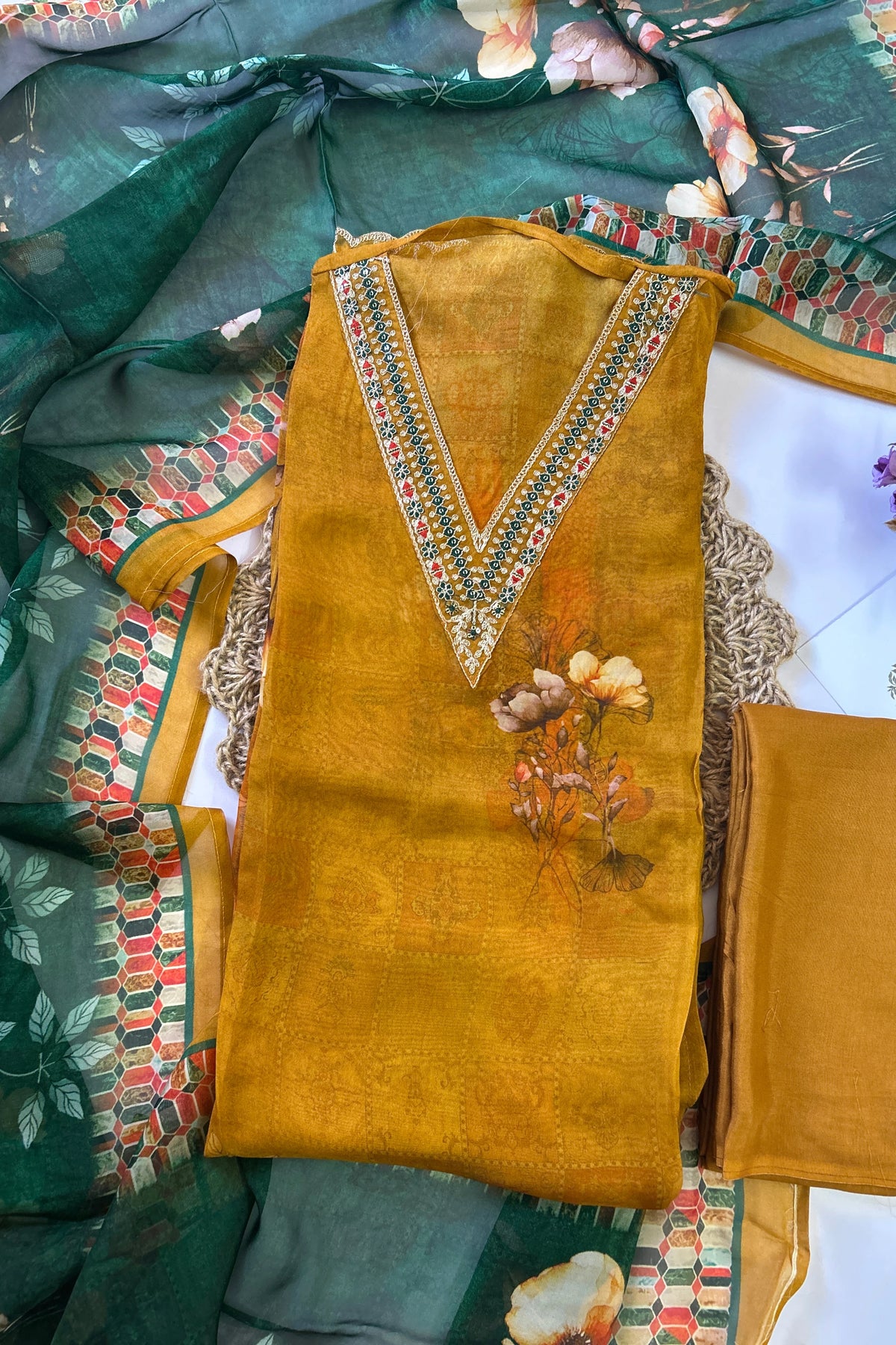 Organza Salwar Suit
