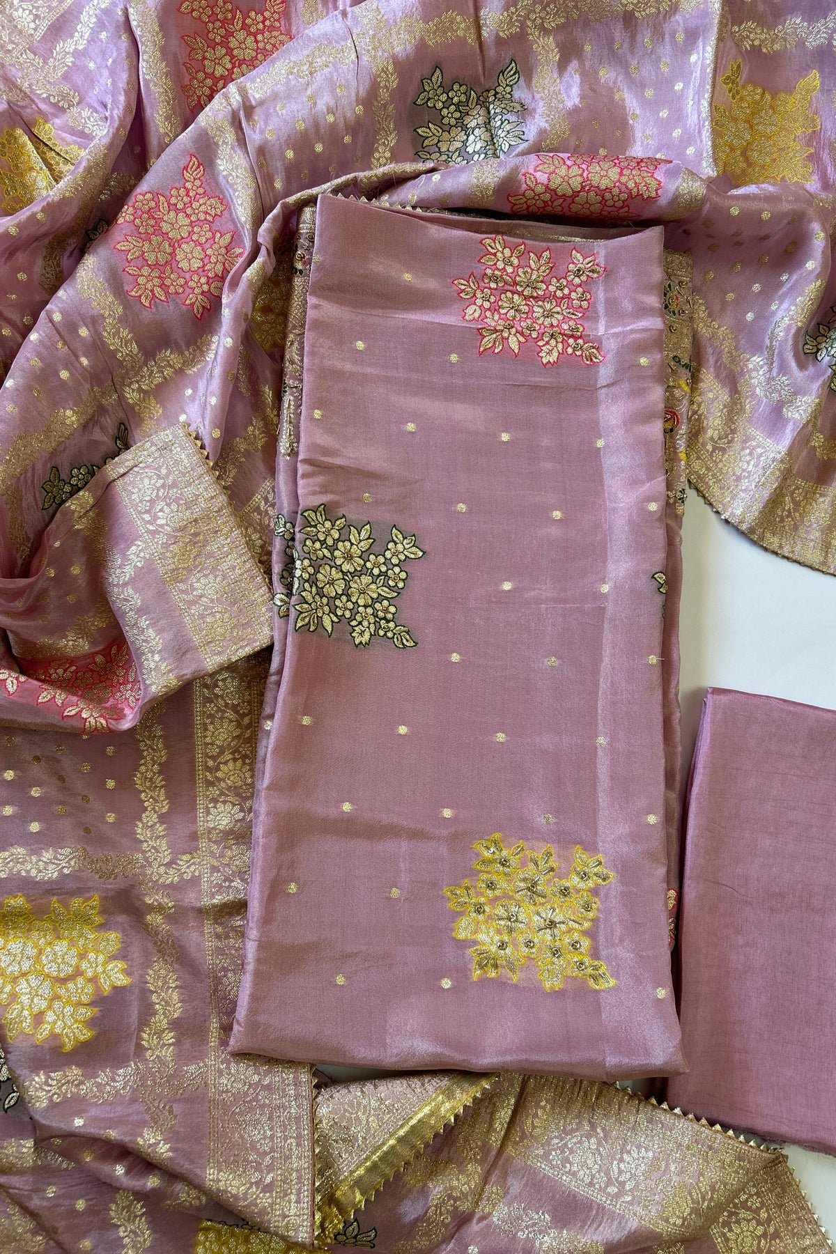 Tissue Silk Salwar Suit