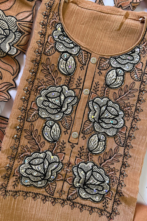 Crushed Tissue Salwar Suit-CT201