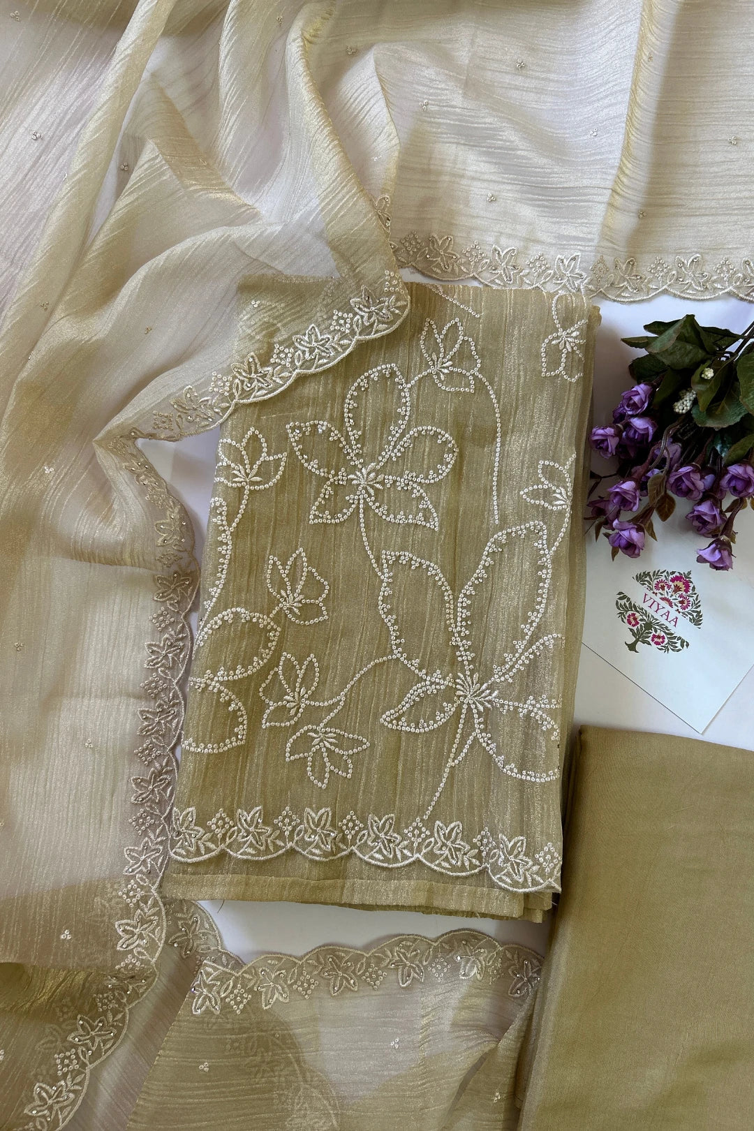 Crushed Tissue Salwar Suit-CT202