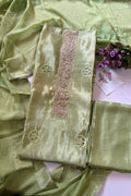 Tissue silk suit
