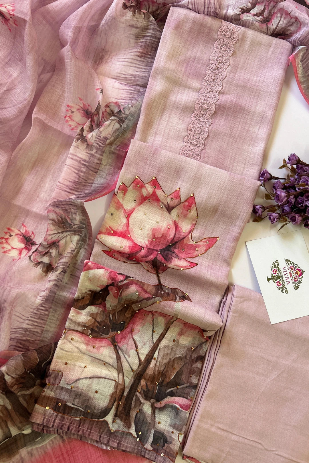 Linen Salwar Suit-L101