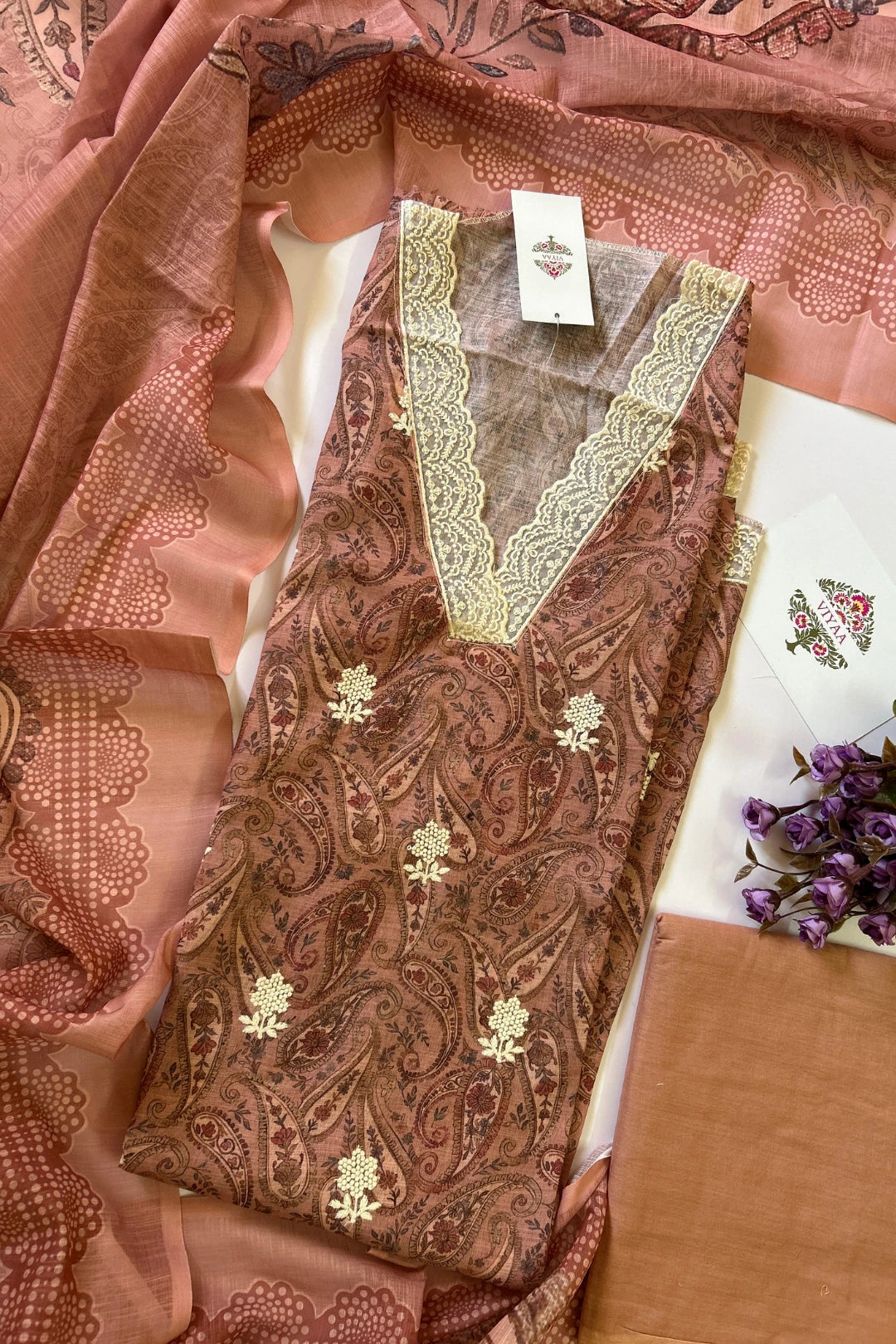 Linen Salwar Suit-L103