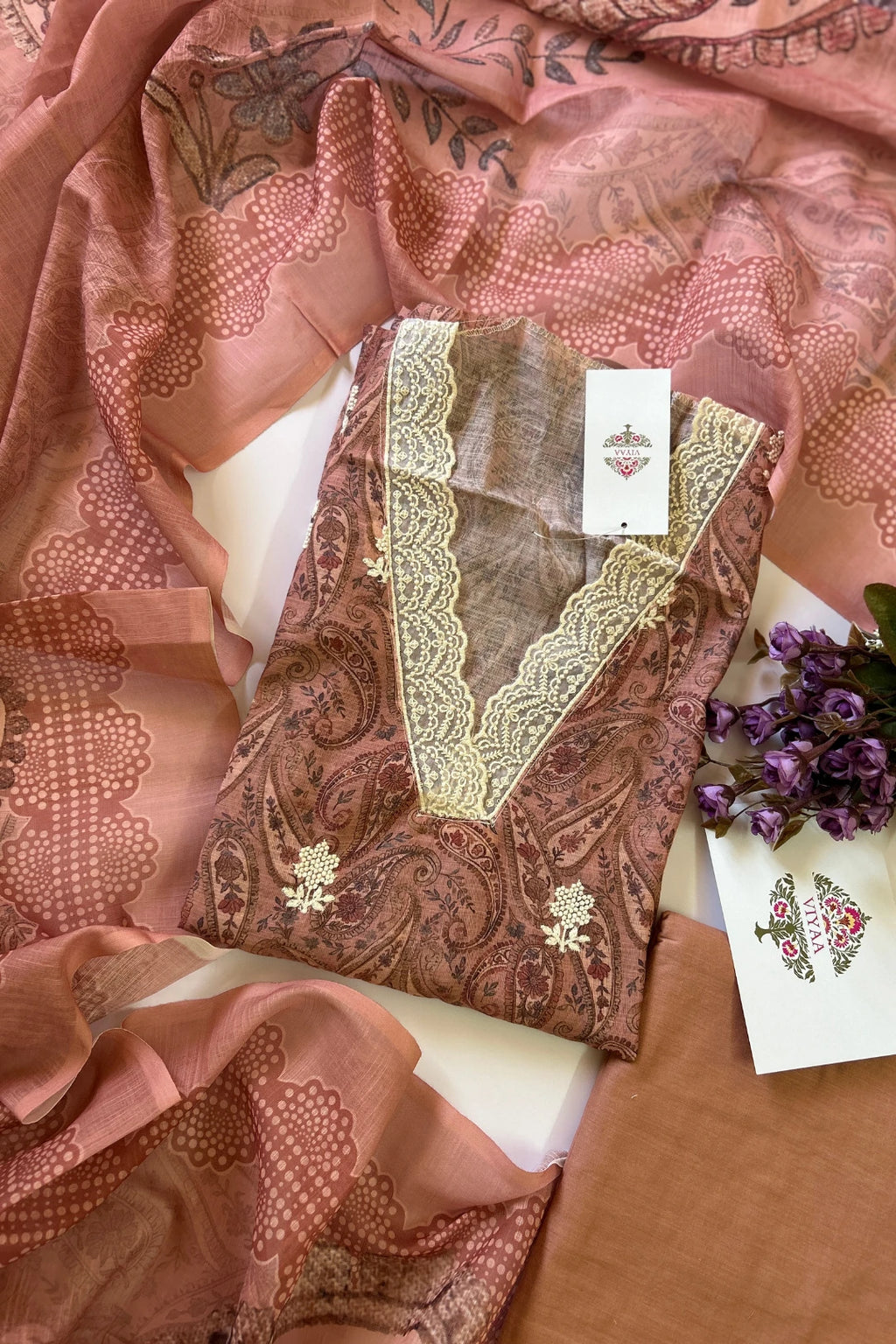 Linen Salwar Suit-L103