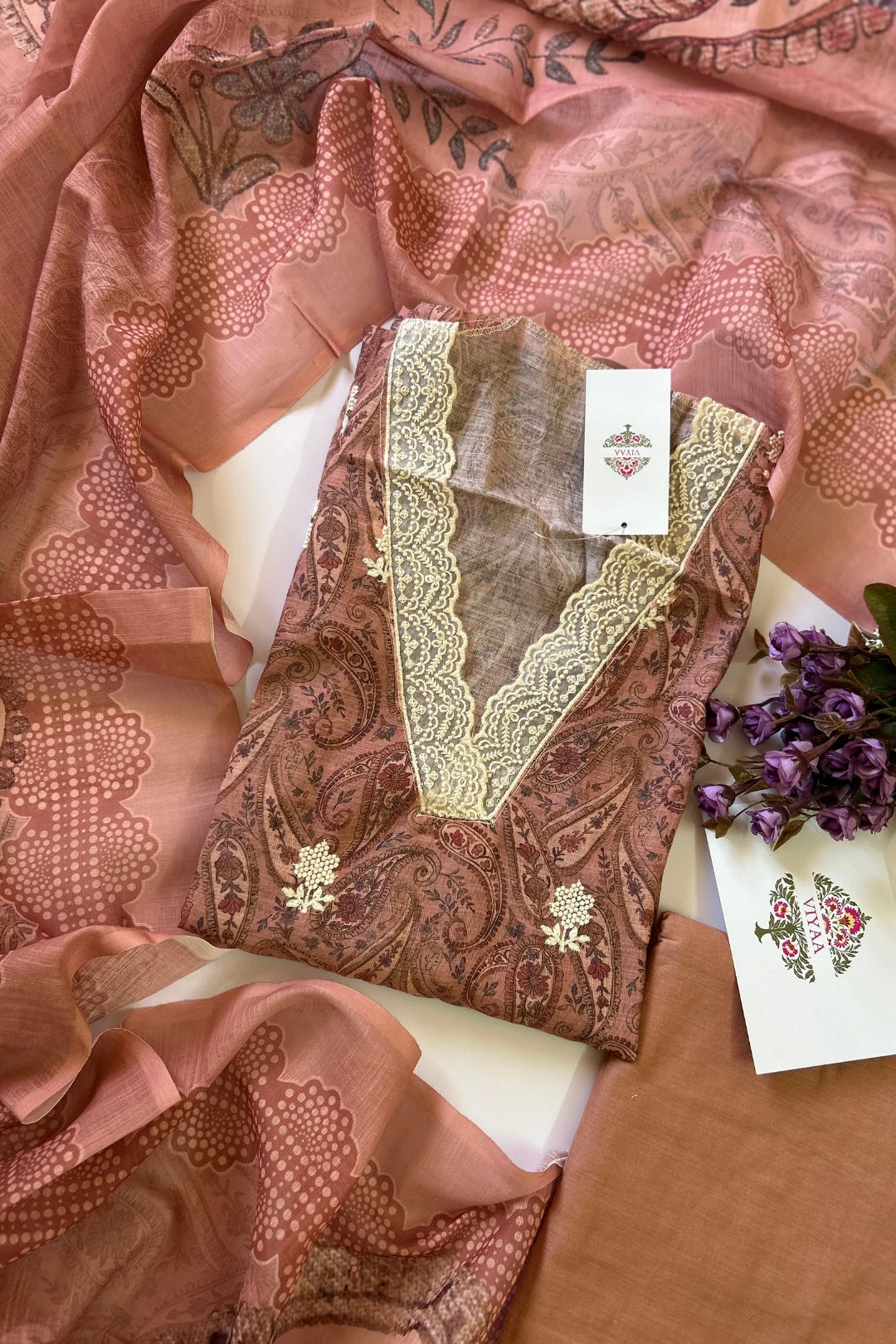 Linen Salwar Suit-L103