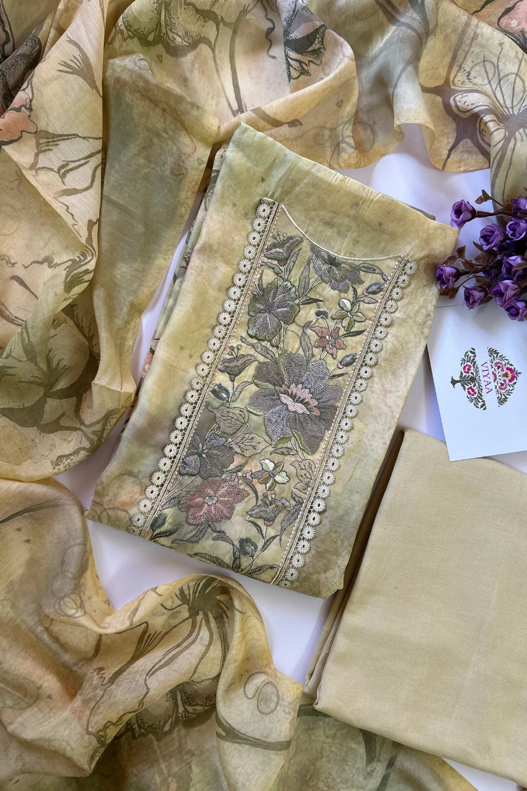 Muslin Salwar Suit-M105