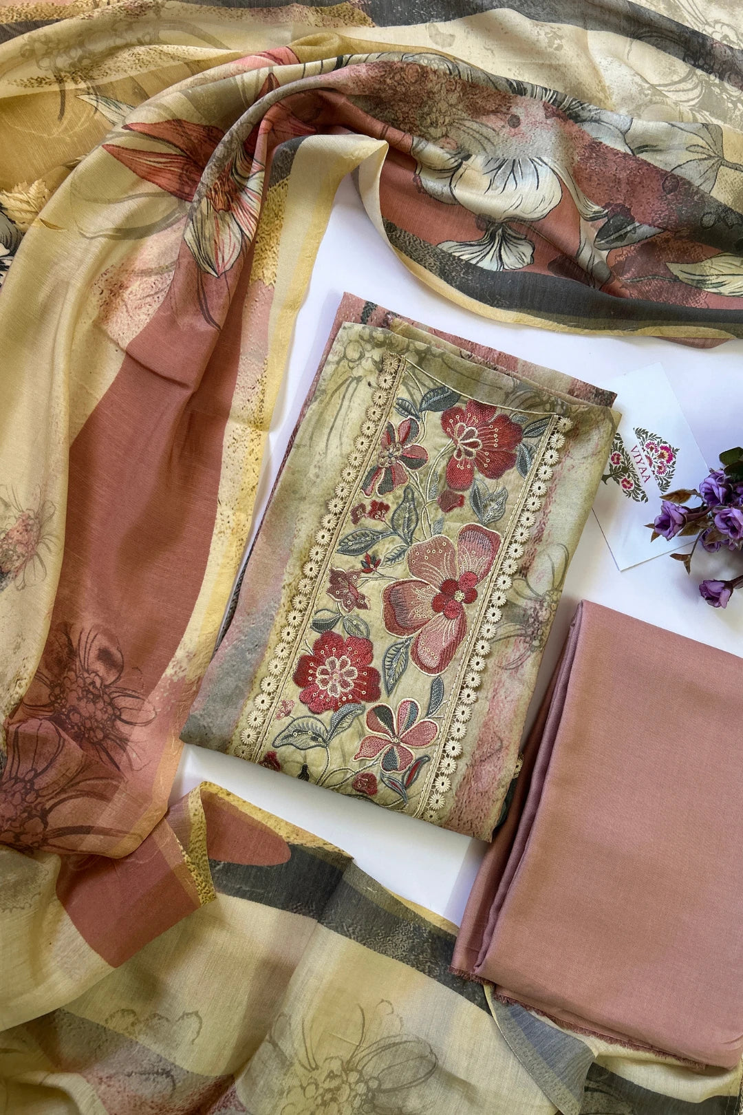 Muslin Salwar Suit-M105