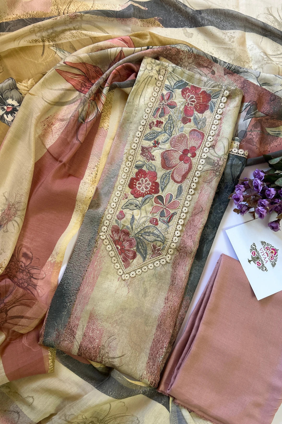 Muslin Salwar Suit-M105