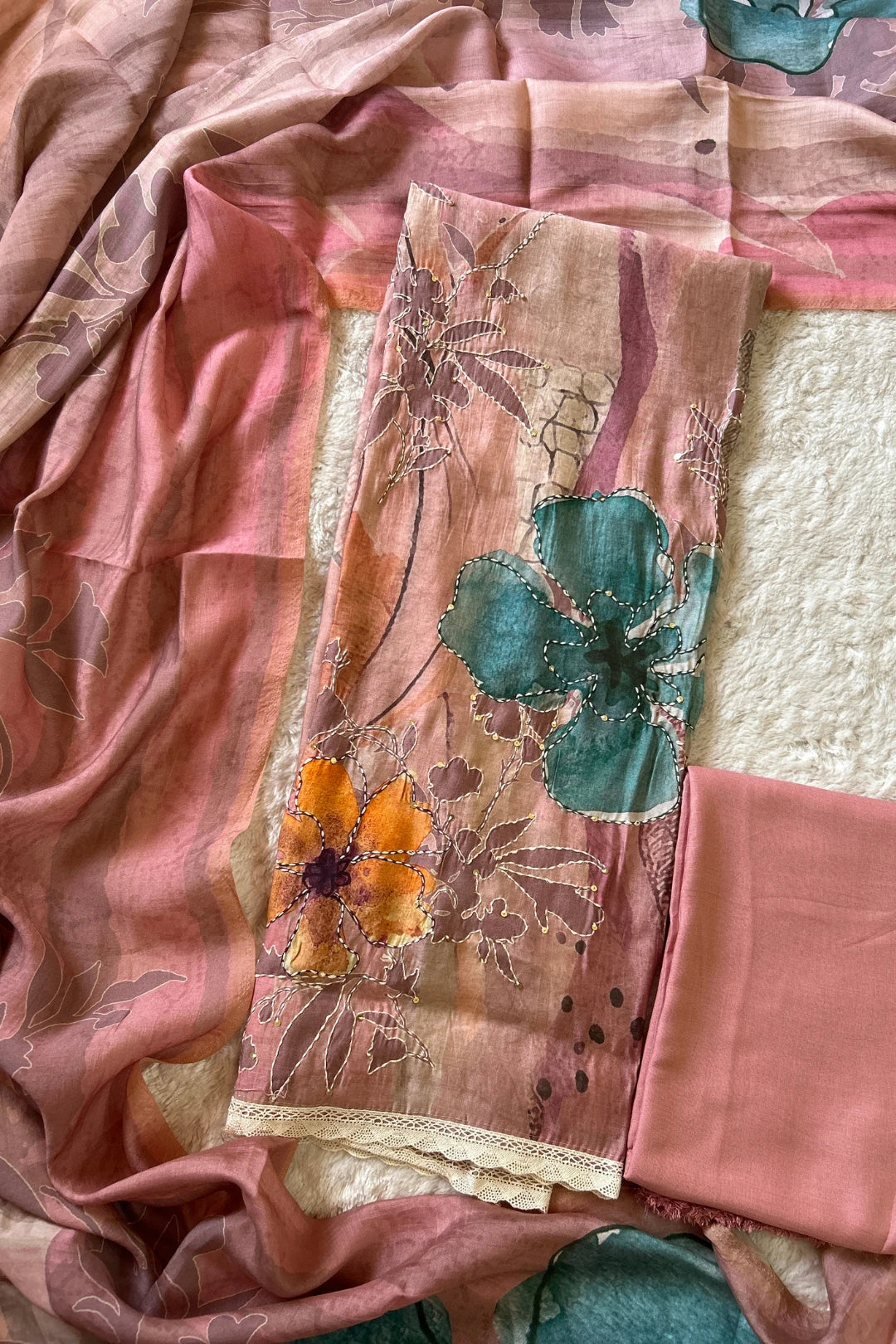 Muslin Salwar Suit-M107