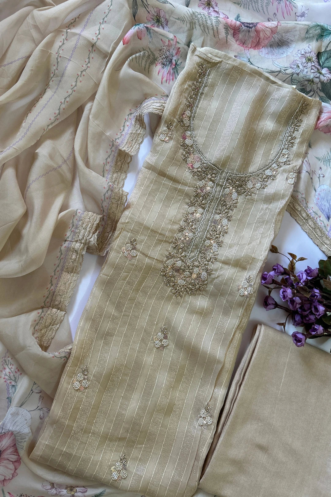 Organza Salwar Suit-O101