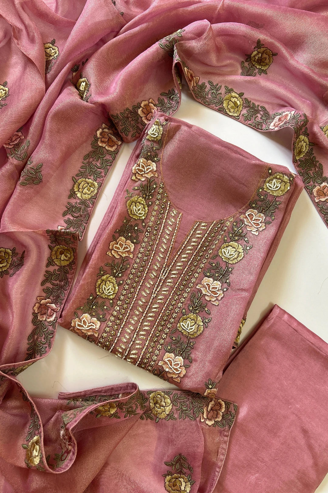 Organza Salwar Suit-O103