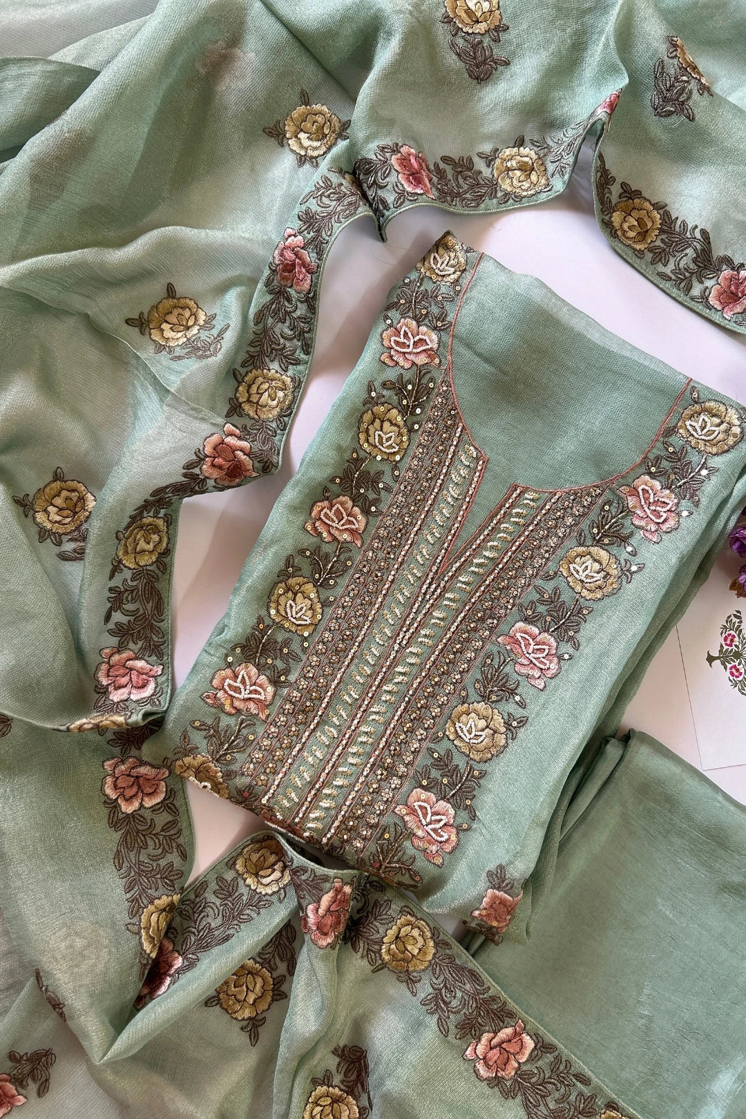 Organza Salwar Suit-O103