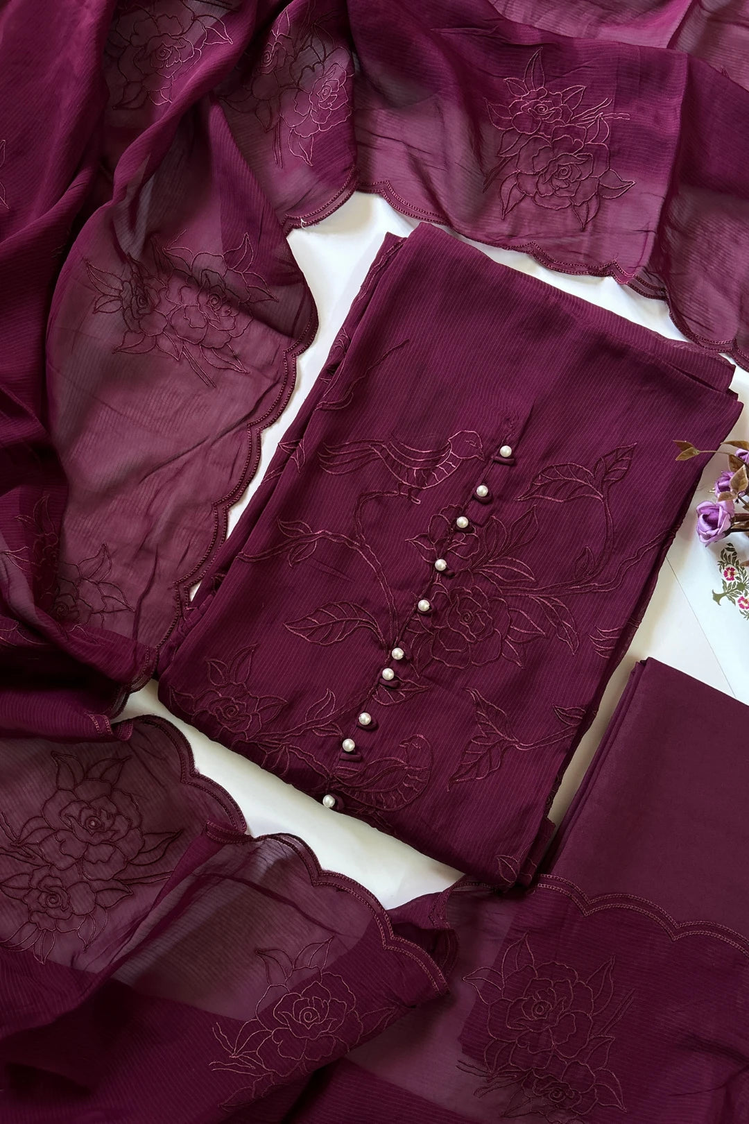 Organza Salwar Suit-O104