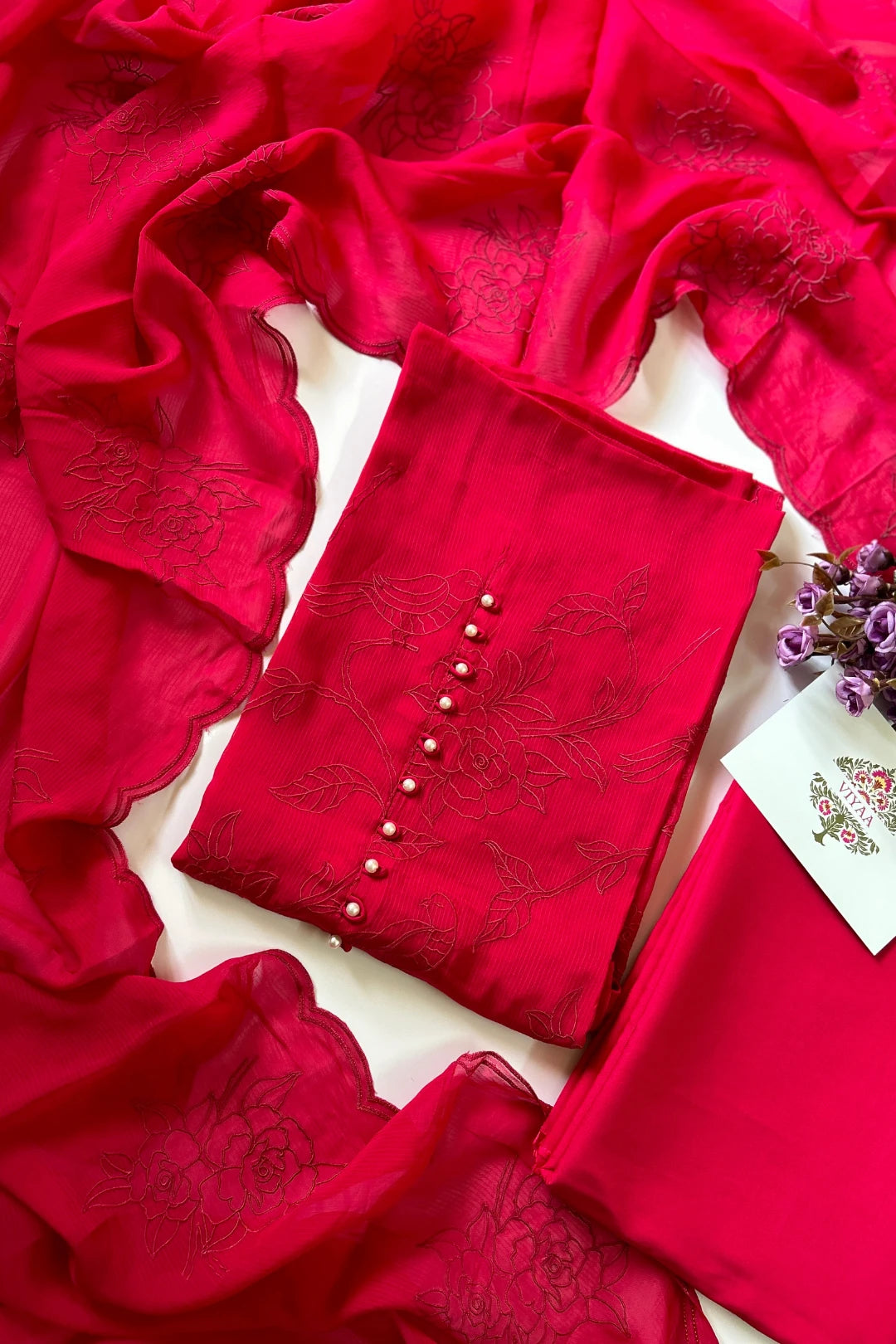 Organza Salwar Suit-O104