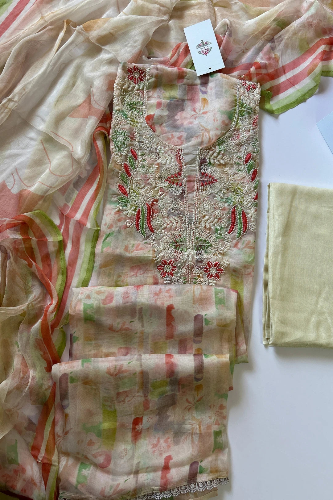 Organza Salwar Suit-O105