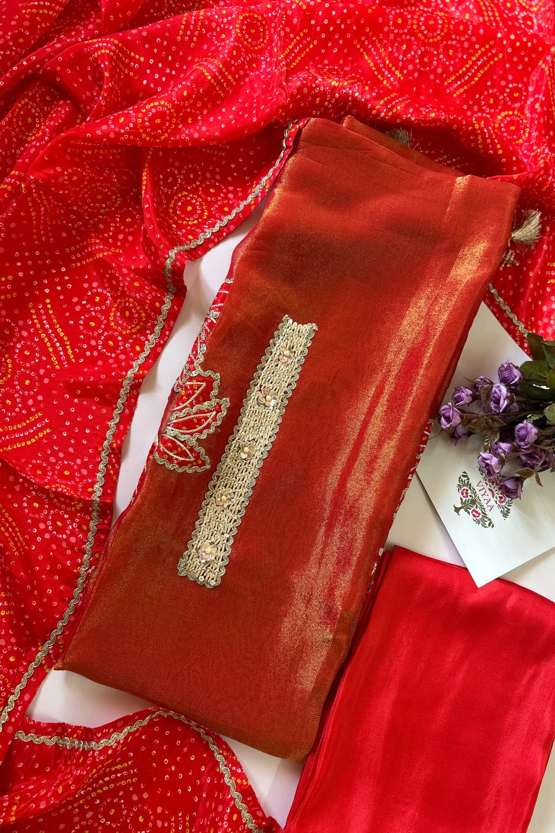 Tissue Salwar Suit-T209