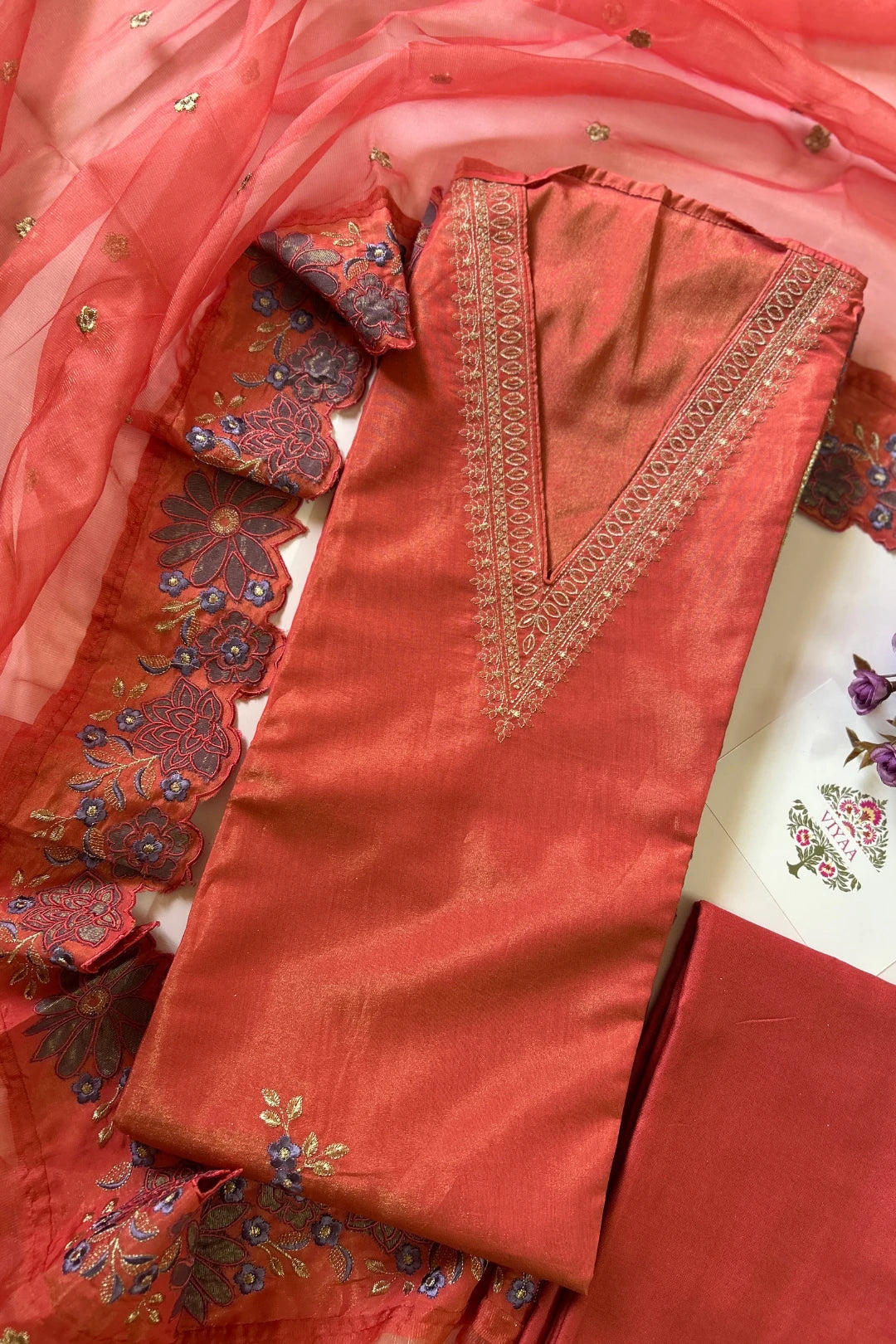 Tissue Salwar Suit-T215