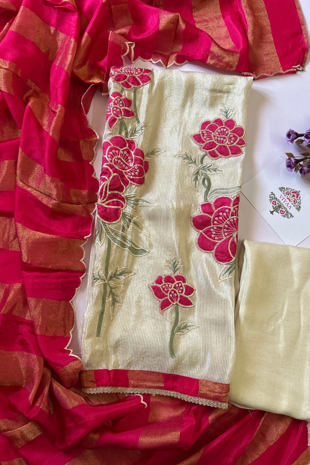 Tissue Salwar Suit-T302