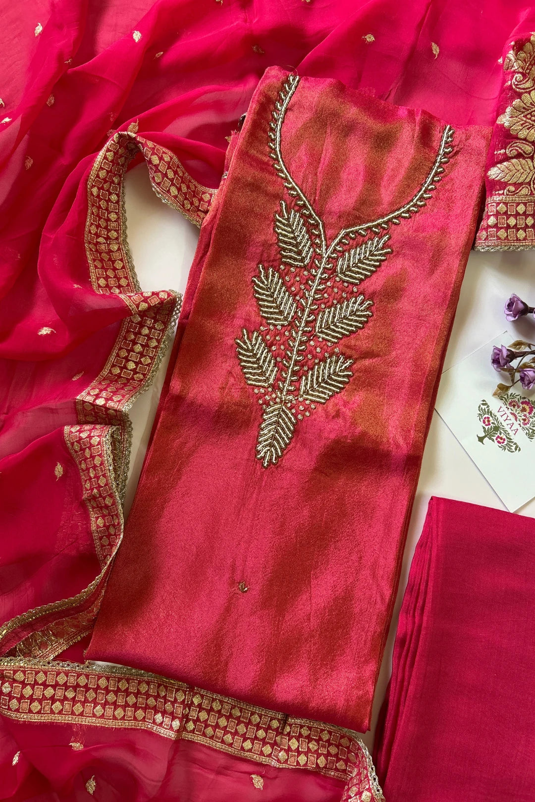 Tissue Salwar Suit-T306