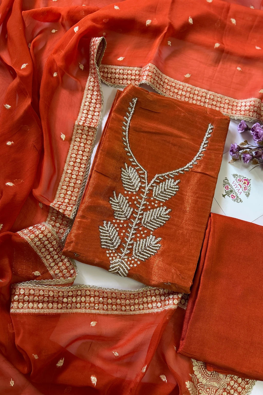 Tissue Salwar Suit-T306