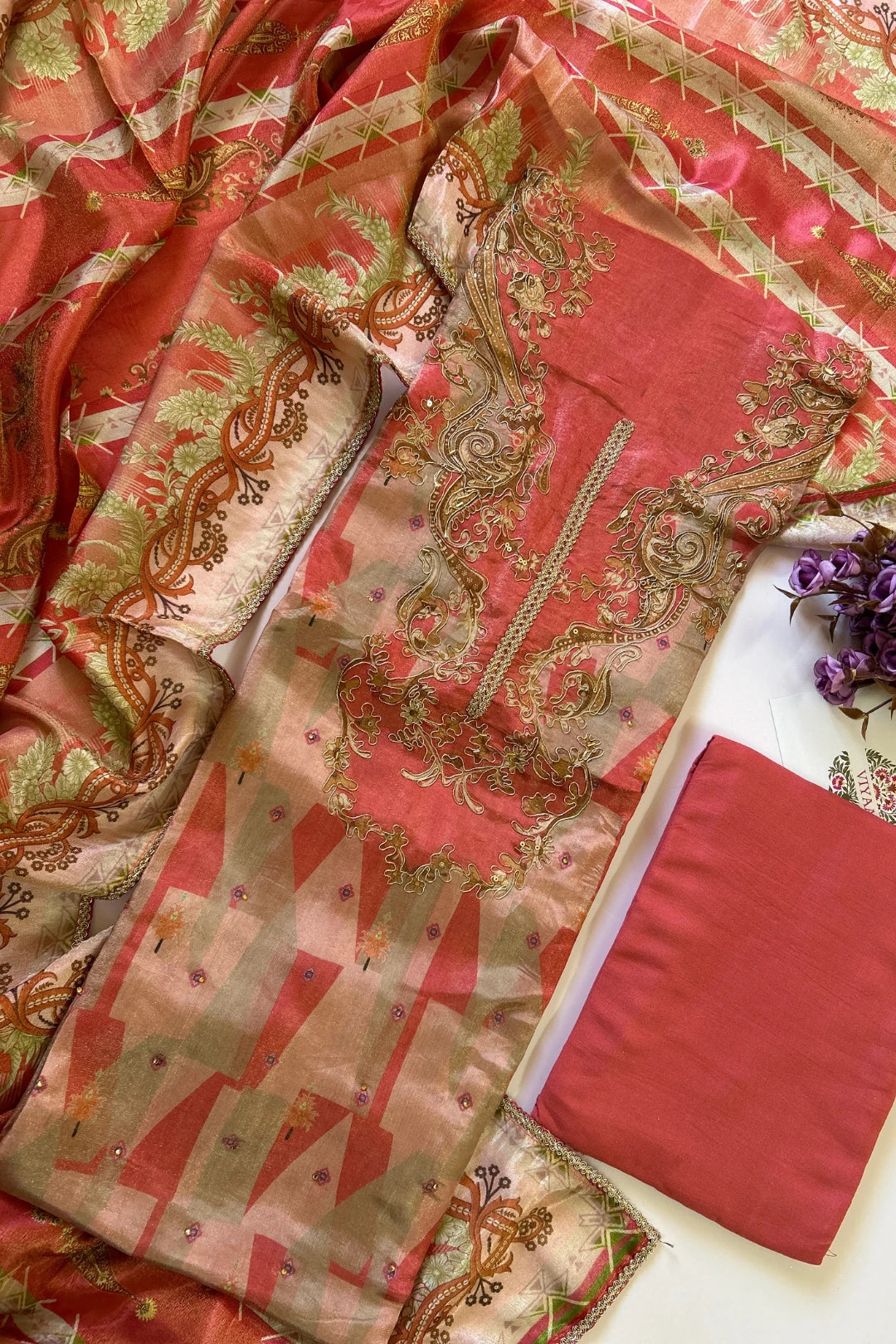 Tissue Salwar Suit-T101