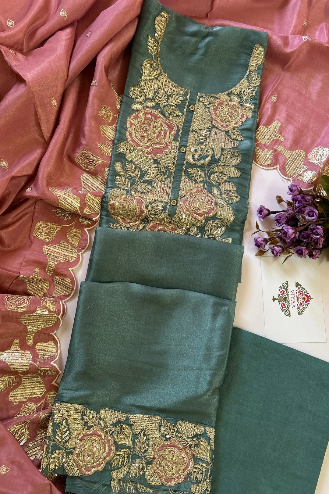 Tissue Salwar Suit-T104