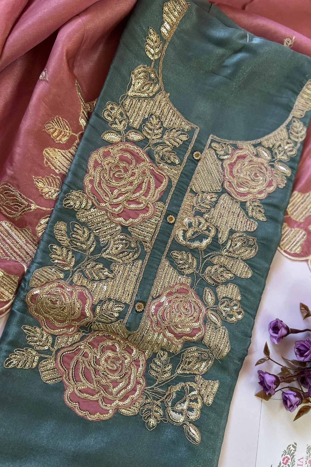 Tissue Salwar Suit-T104