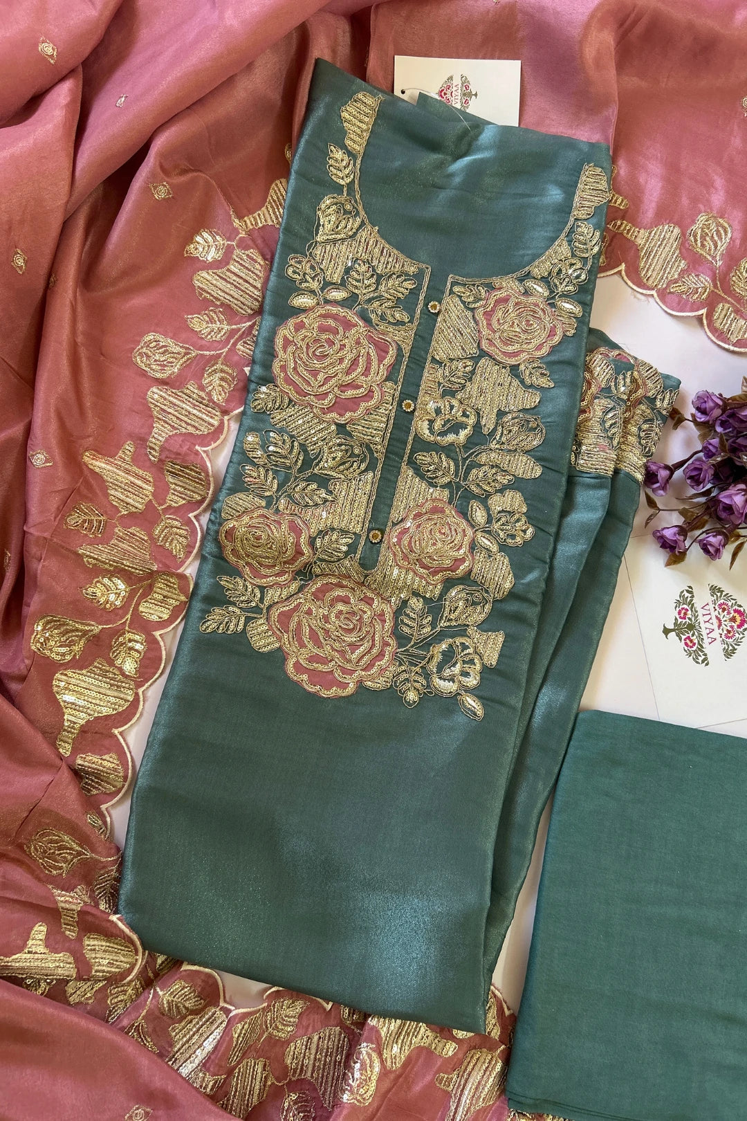 Tissue Salwar Suit-T104