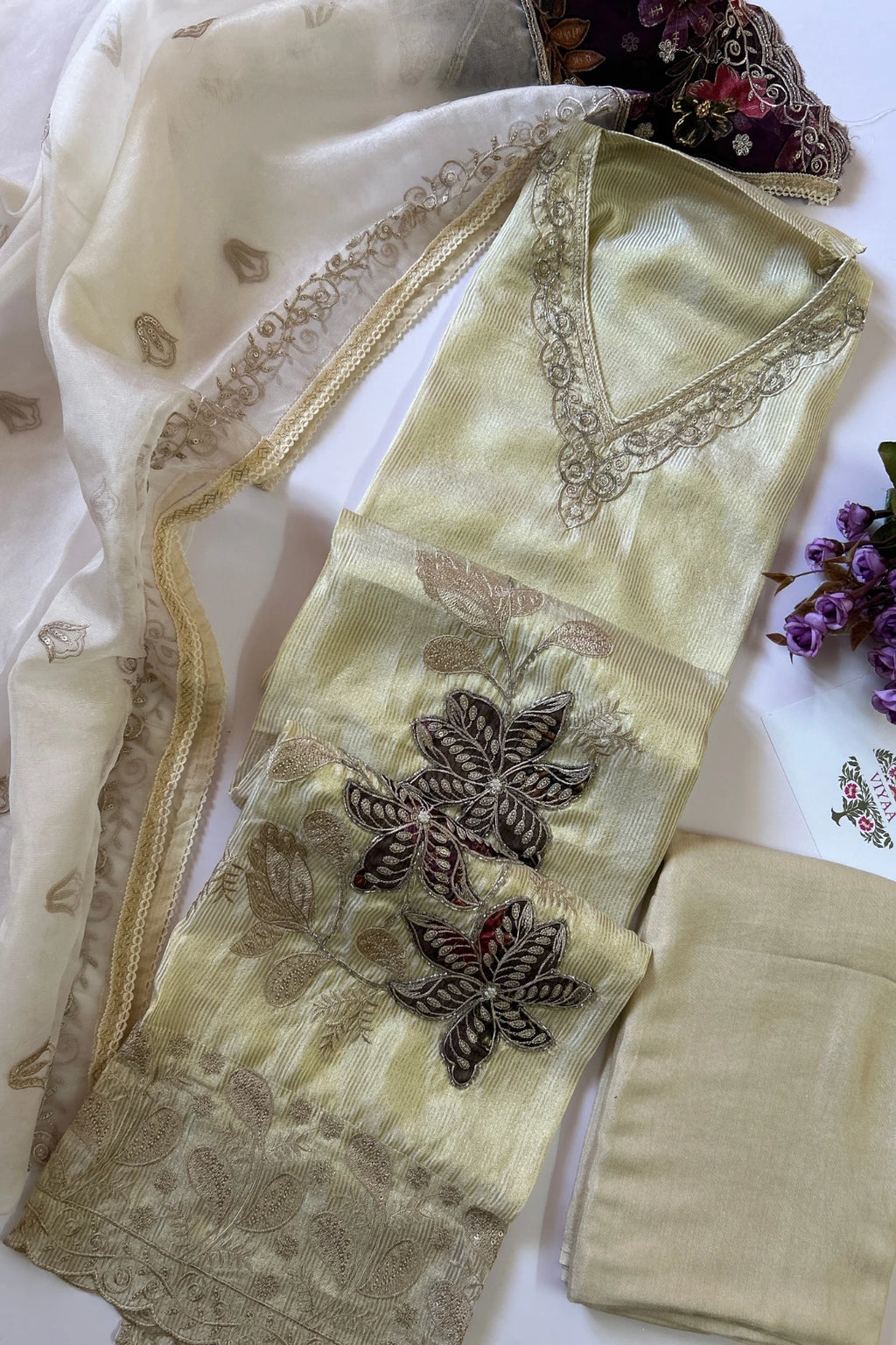 Tissue Salwar Suit-T109