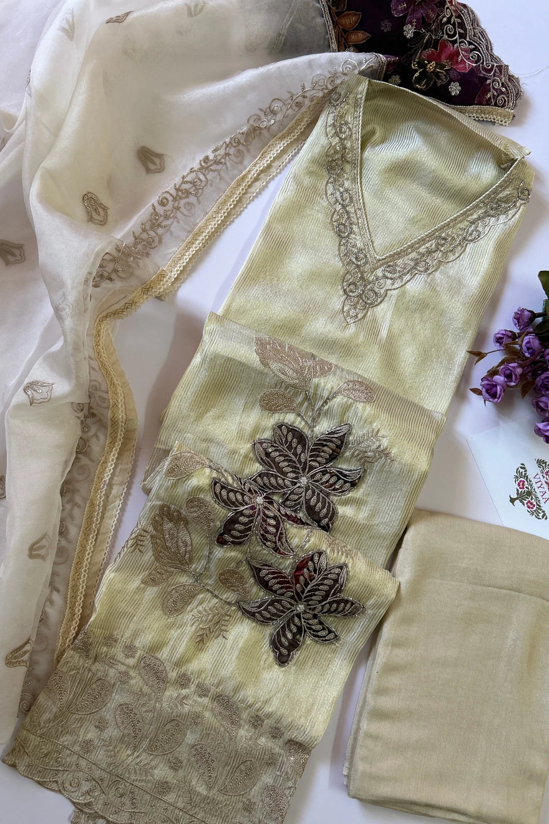 Tissue Salwar Suit-T109