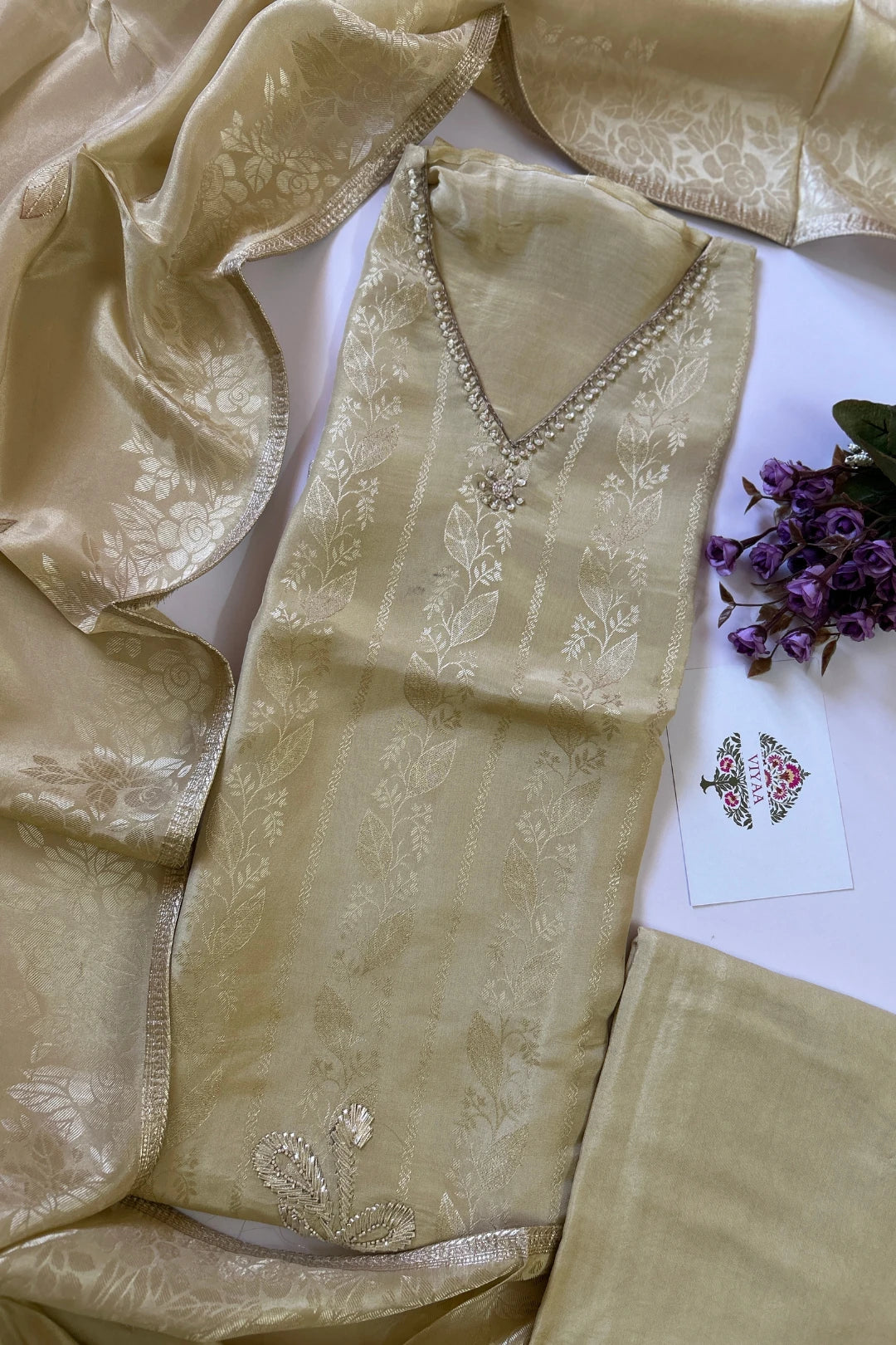 Tissue Salwar Suit-T112