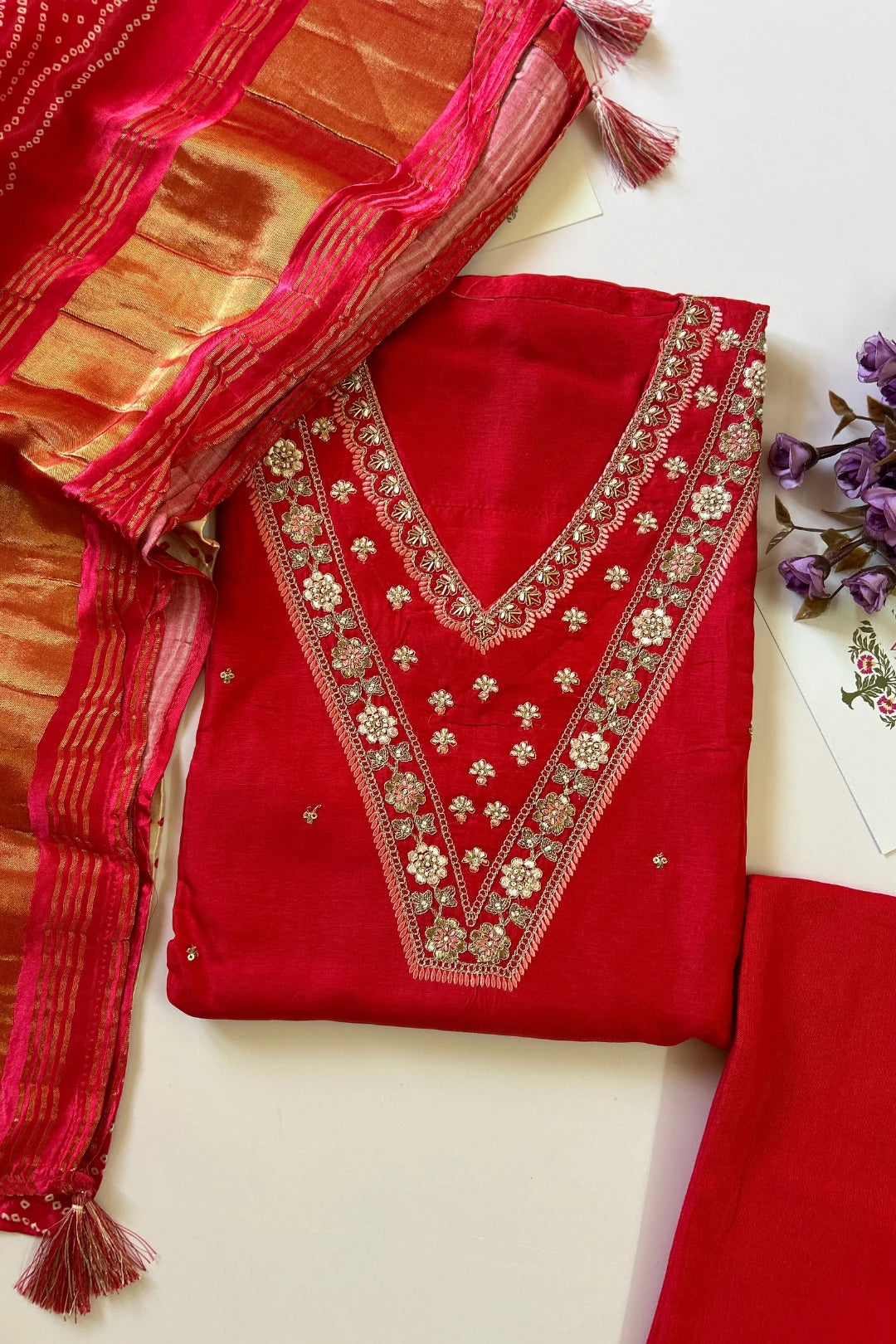 Tissue Salwar Suit-T113